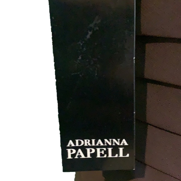 🔥 Adrianna Papell Brown Tiered Ruffled Cocktail Sleeveless Midi Dress Womens 14 - Picture 6 of 7
